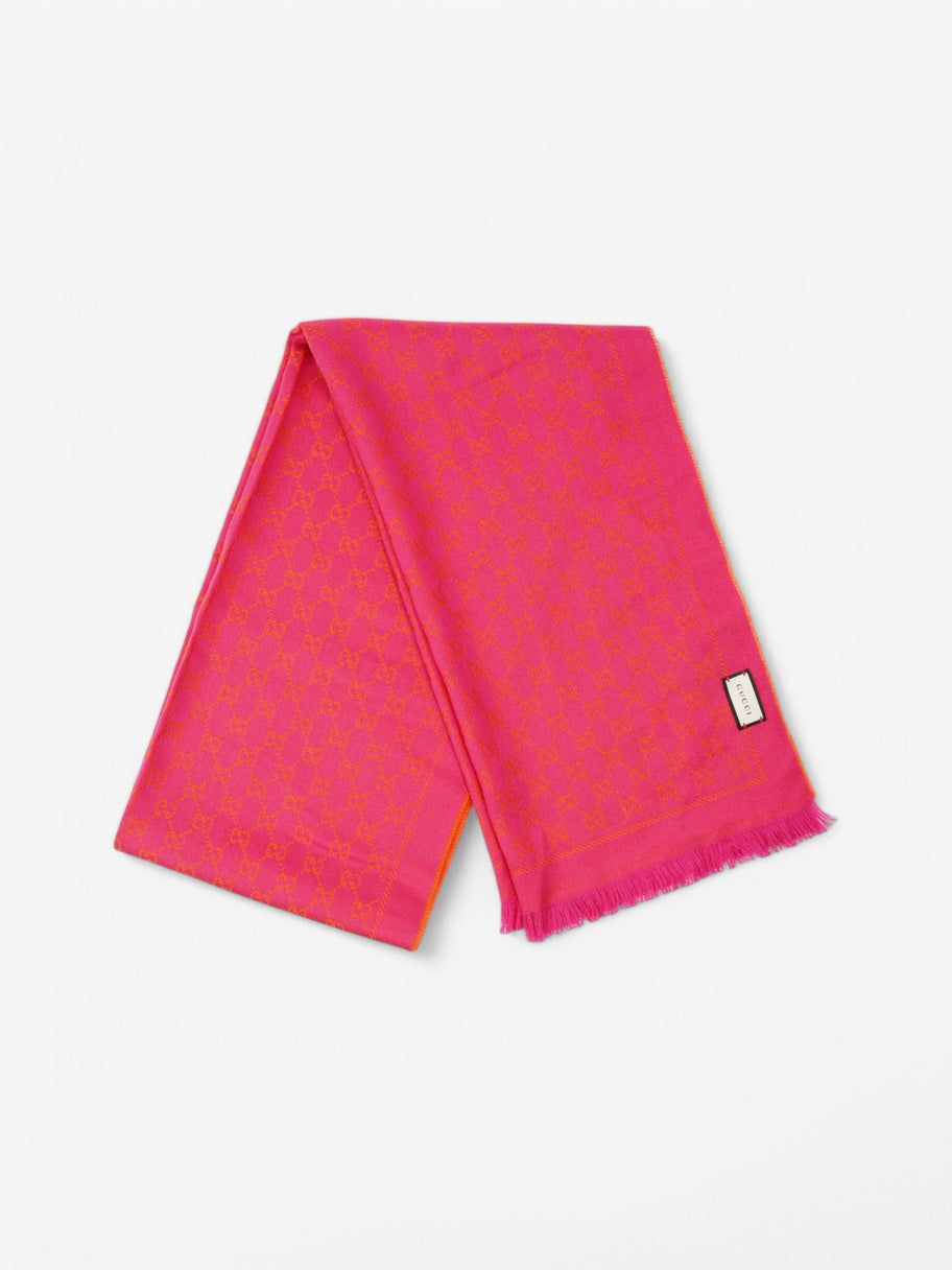 Gucci GG Scarf Pink / Orange Fabric Image 1