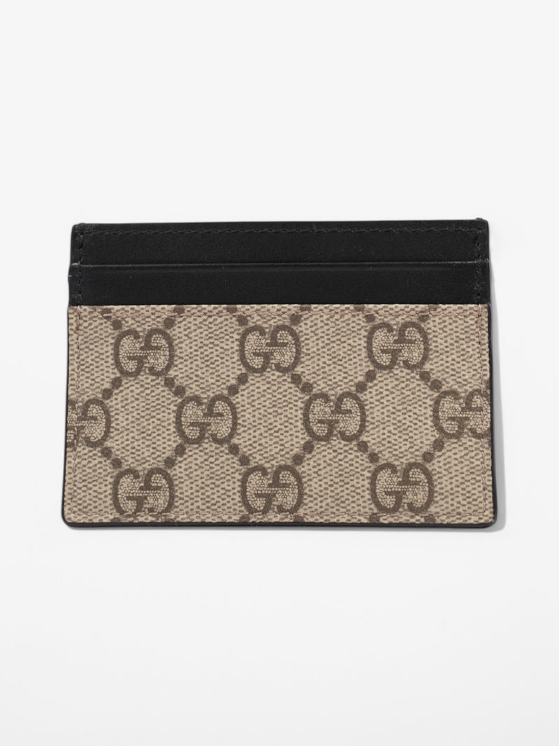  Gucci Cardholder Supreme / Black Coated Canvas