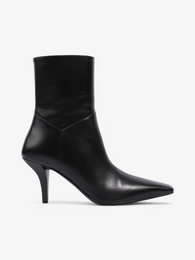  Gucci Ankle Boots 70 Black Leather EU 37 UK 4