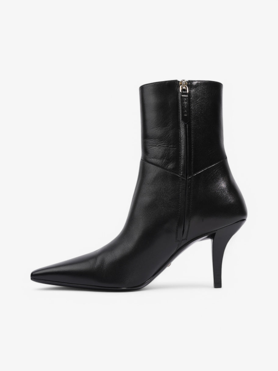 Gucci Ankle Boots 70 Black Leather EU 37 UK 4 Image 3