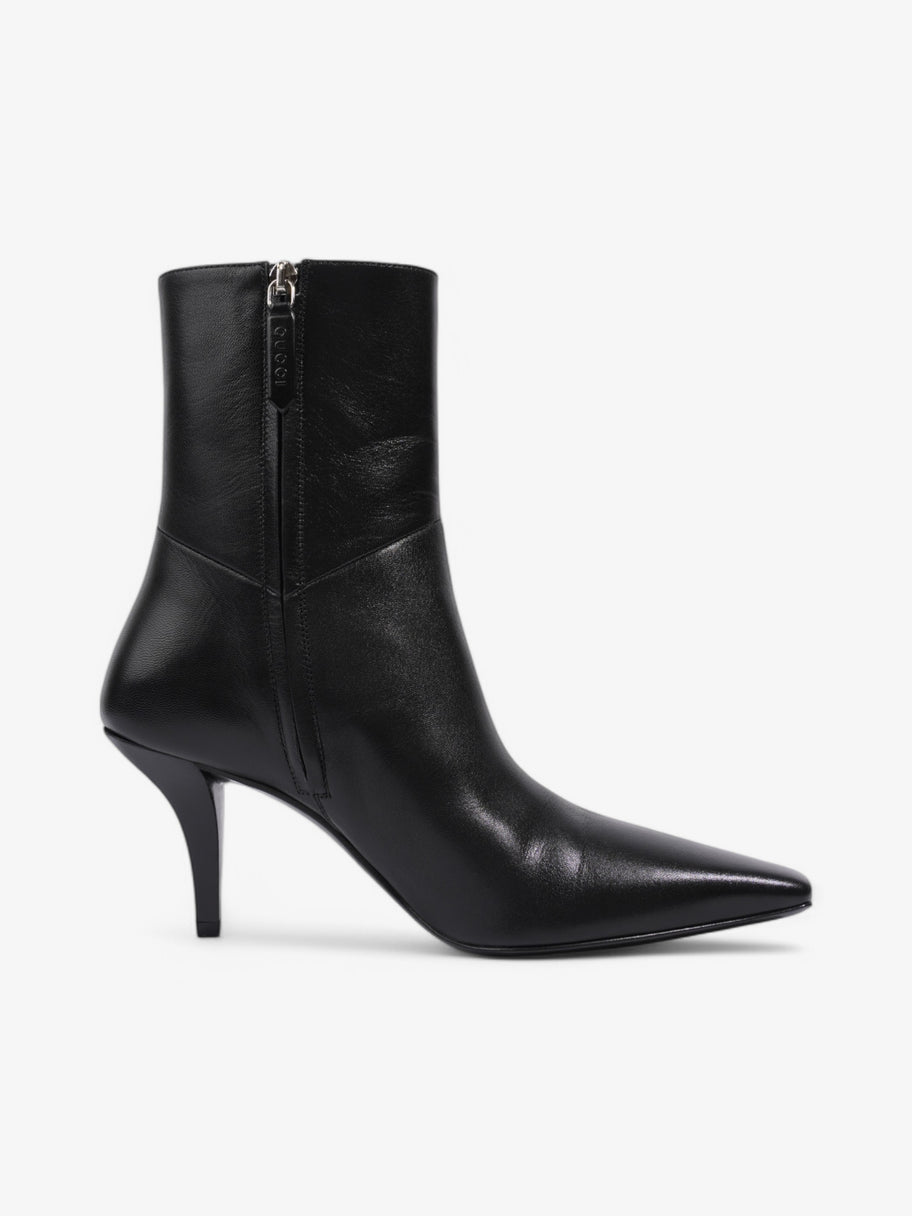 Gucci Ankle Boots 70 Black Leather EU 37 UK 4 Image 4