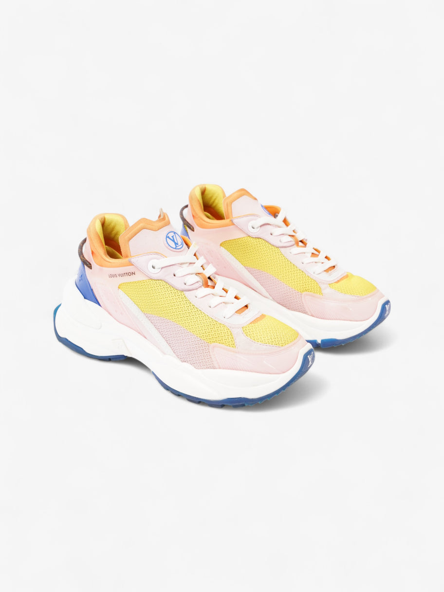 Louis Vuitton Run 55 Yellow / Pink / Orange Mesh EU 37 UK 4 Image 2