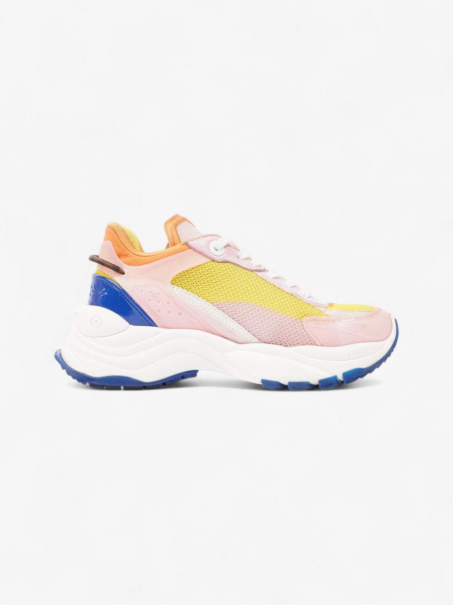 Louis Vuitton Run 55 Yellow / Pink / Orange Mesh EU 37 UK 4 Image 4