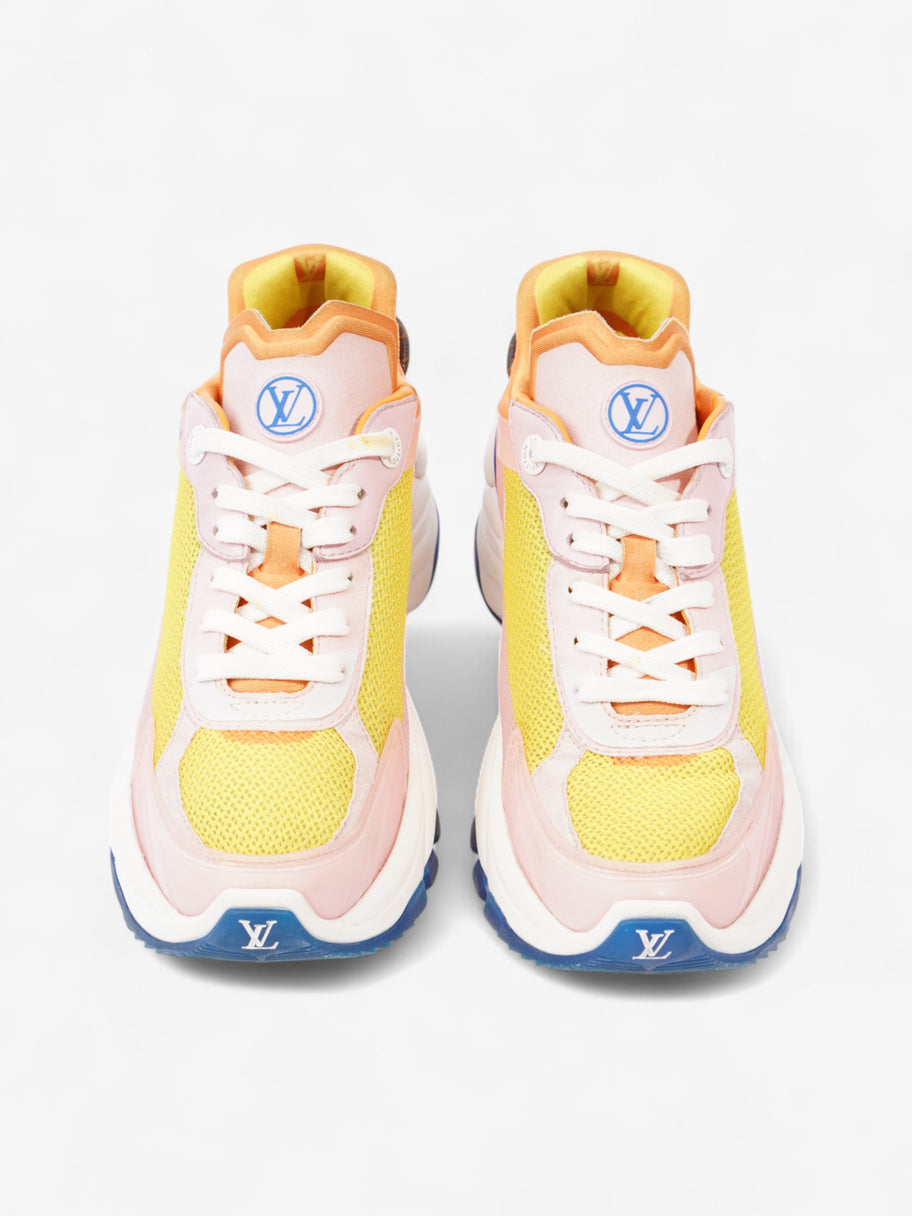 Louis Vuitton Run 55 Yellow / Pink / Orange Mesh EU 37 UK 4 Image 8