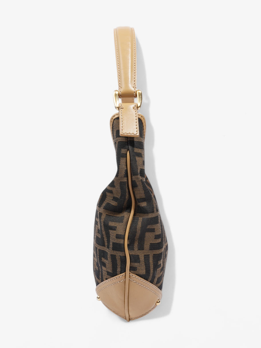 Fendi Zucca Hobo Tobacco / Brown / Beige Canvas Small Image 3