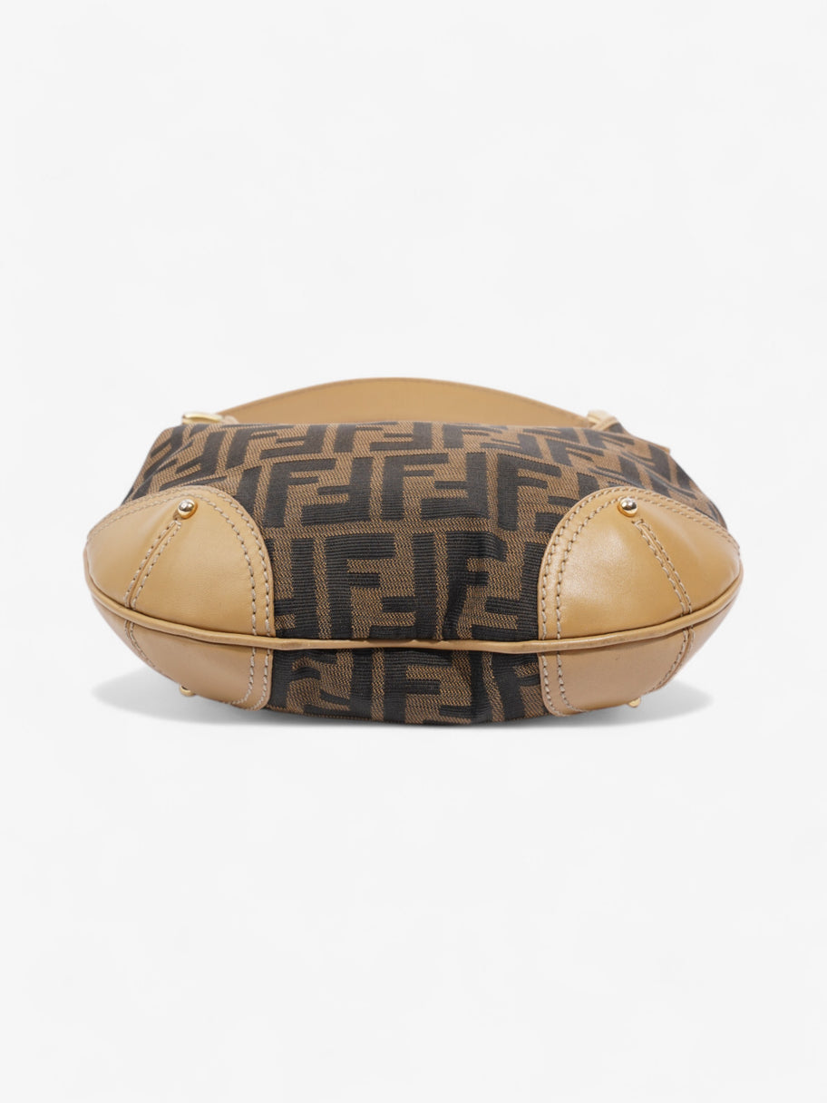 Fendi Zucca Hobo Tobacco / Brown / Beige Canvas Small Image 6