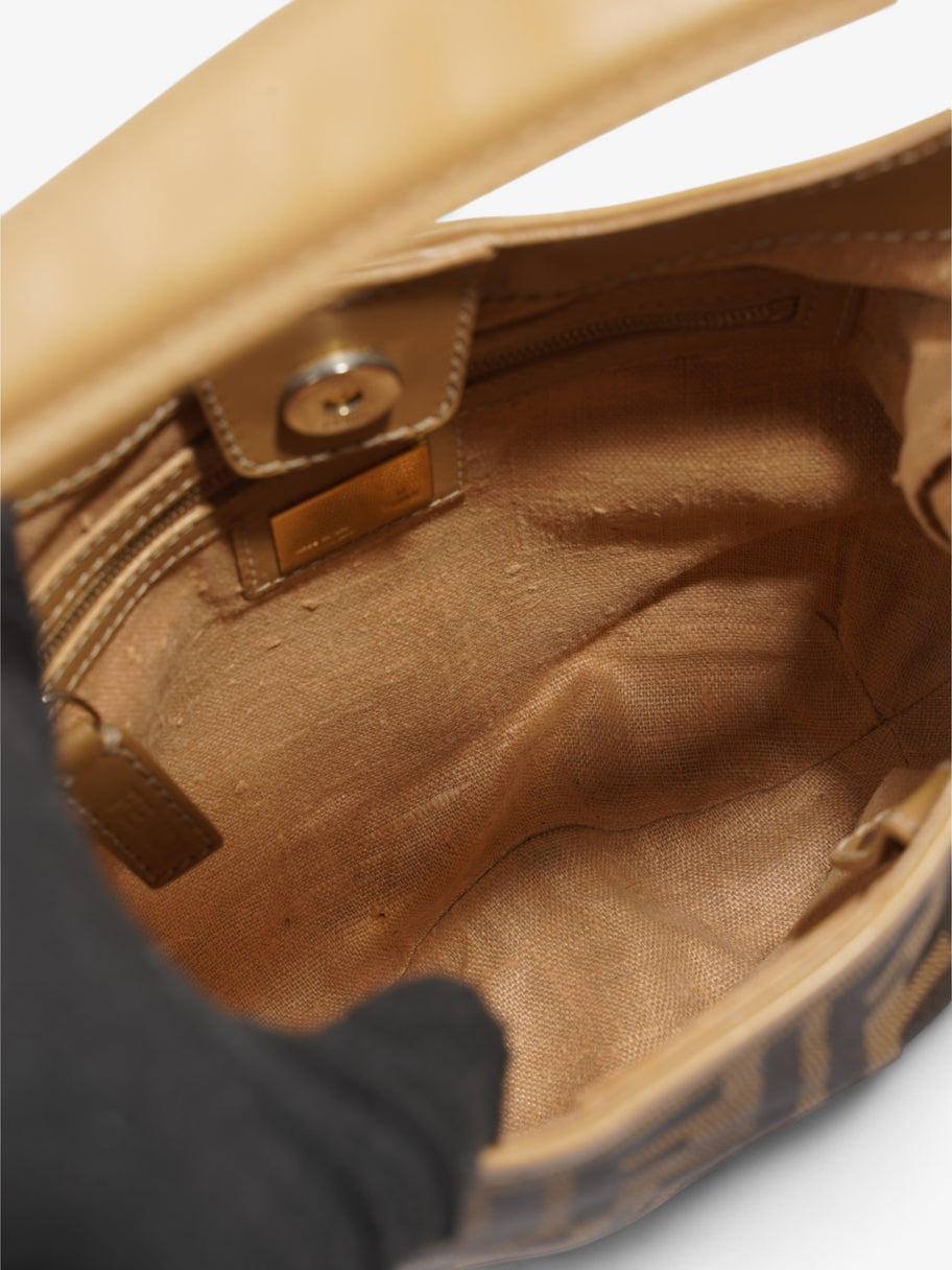 Fendi Zucca Hobo Tobacco / Brown / Beige Canvas Small Image 7