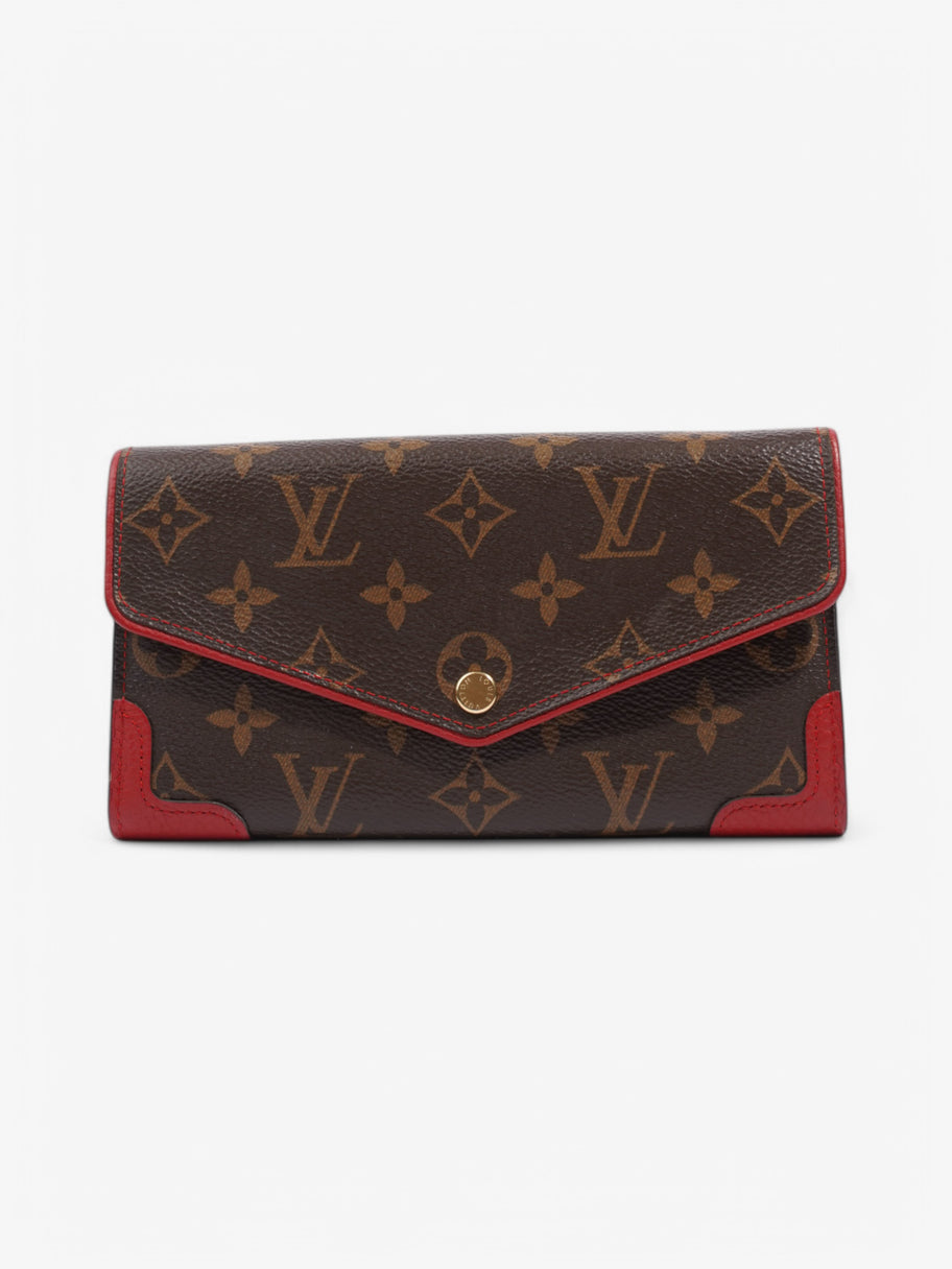 Louis Vuitton Sarah Wallet Monogram / Red Coated Canvas Image 1