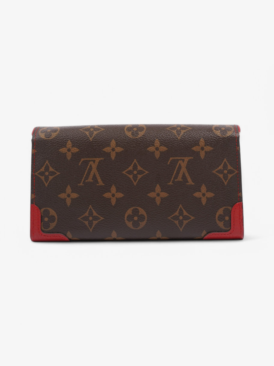 Louis Vuitton Sarah Wallet Monogram / Red Coated Canvas Image 2
