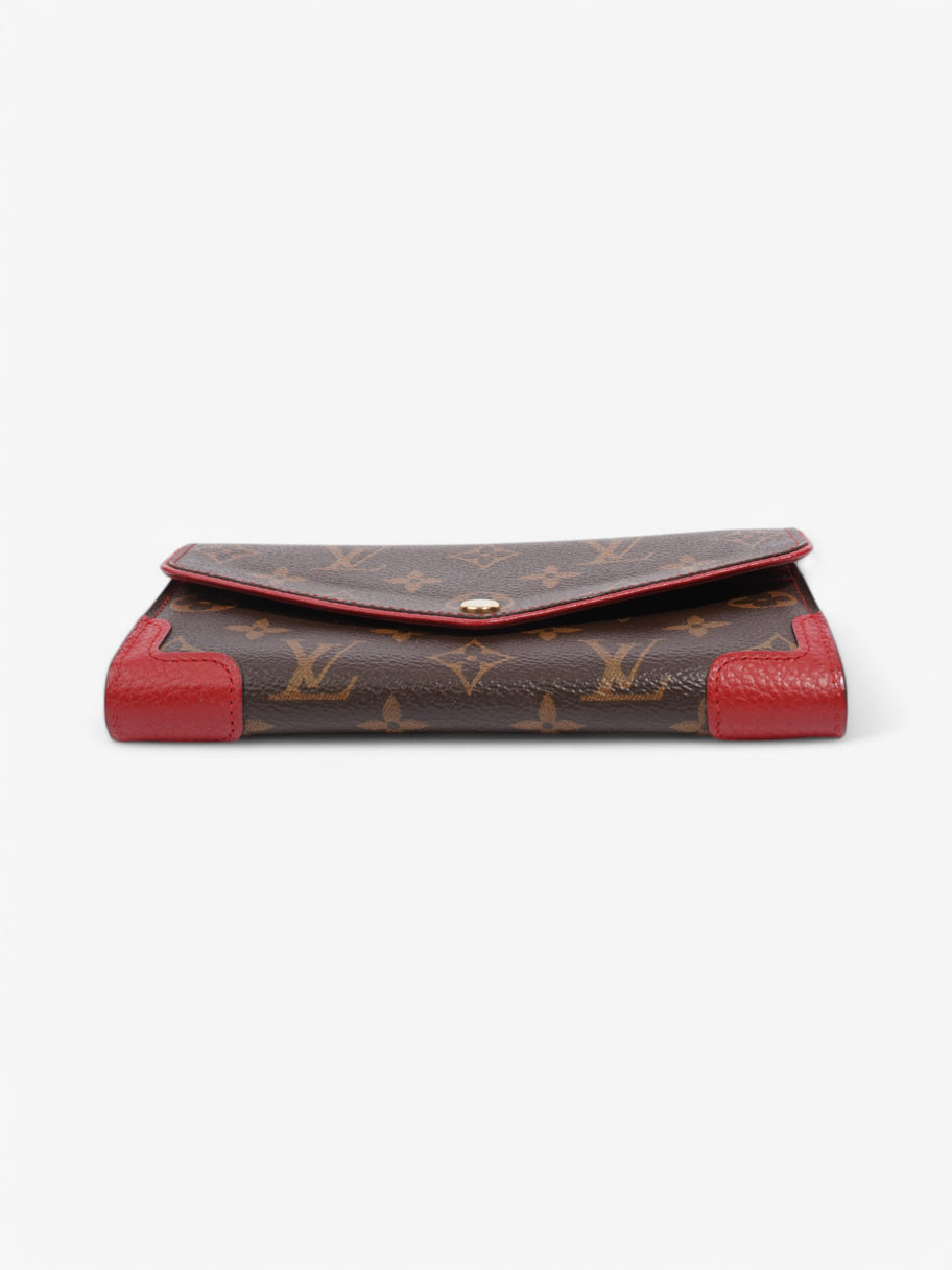 Louis Vuitton Sarah Wallet Monogram / Red Coated Canvas Image 5