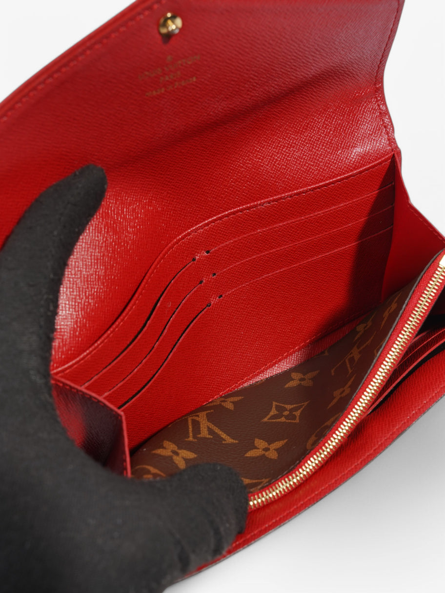 Louis Vuitton Sarah Wallet Monogram / Red Coated Canvas Image 7