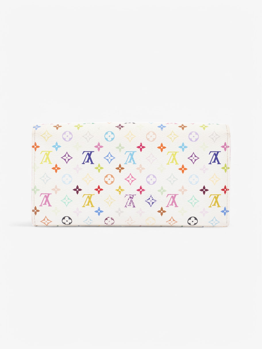 Louis Vuitton Sarah Wallet White / Multicolour Coated Canvas Image 2