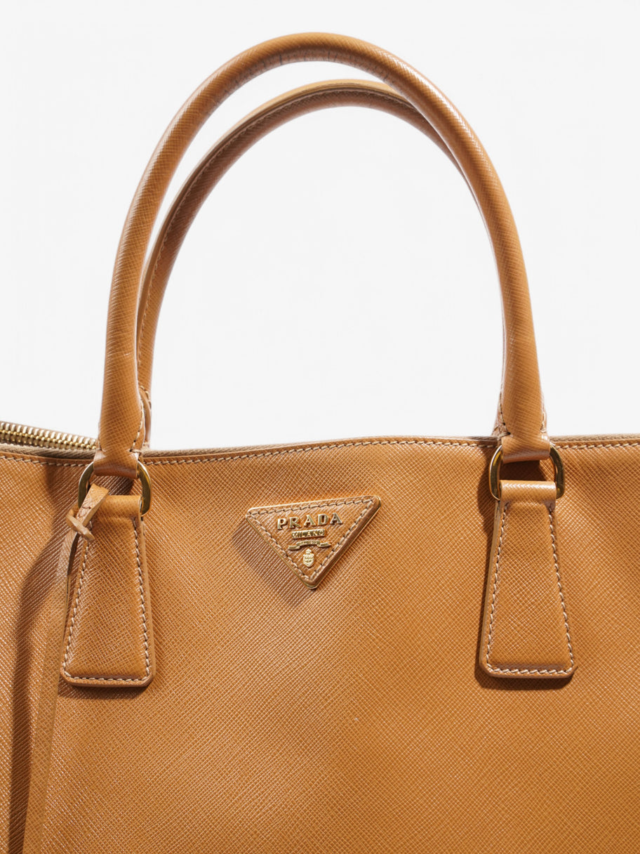 Prada Galleria Brown Saffiano Leather Image 7