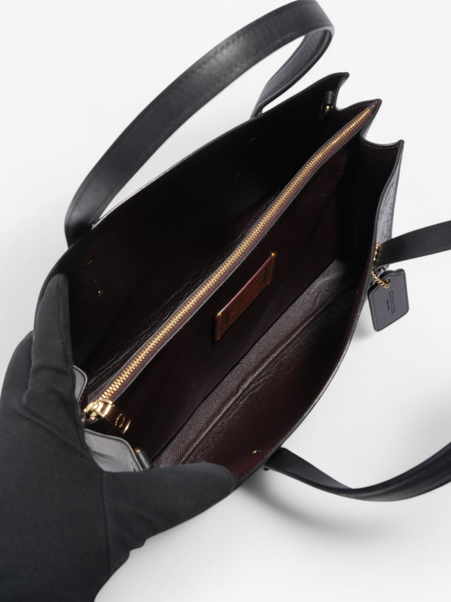 Coach Charlie Carryall Black Leather Image 7