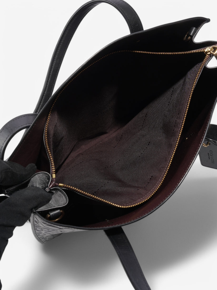 Coach Charlie Carryall Black Leather Image 8