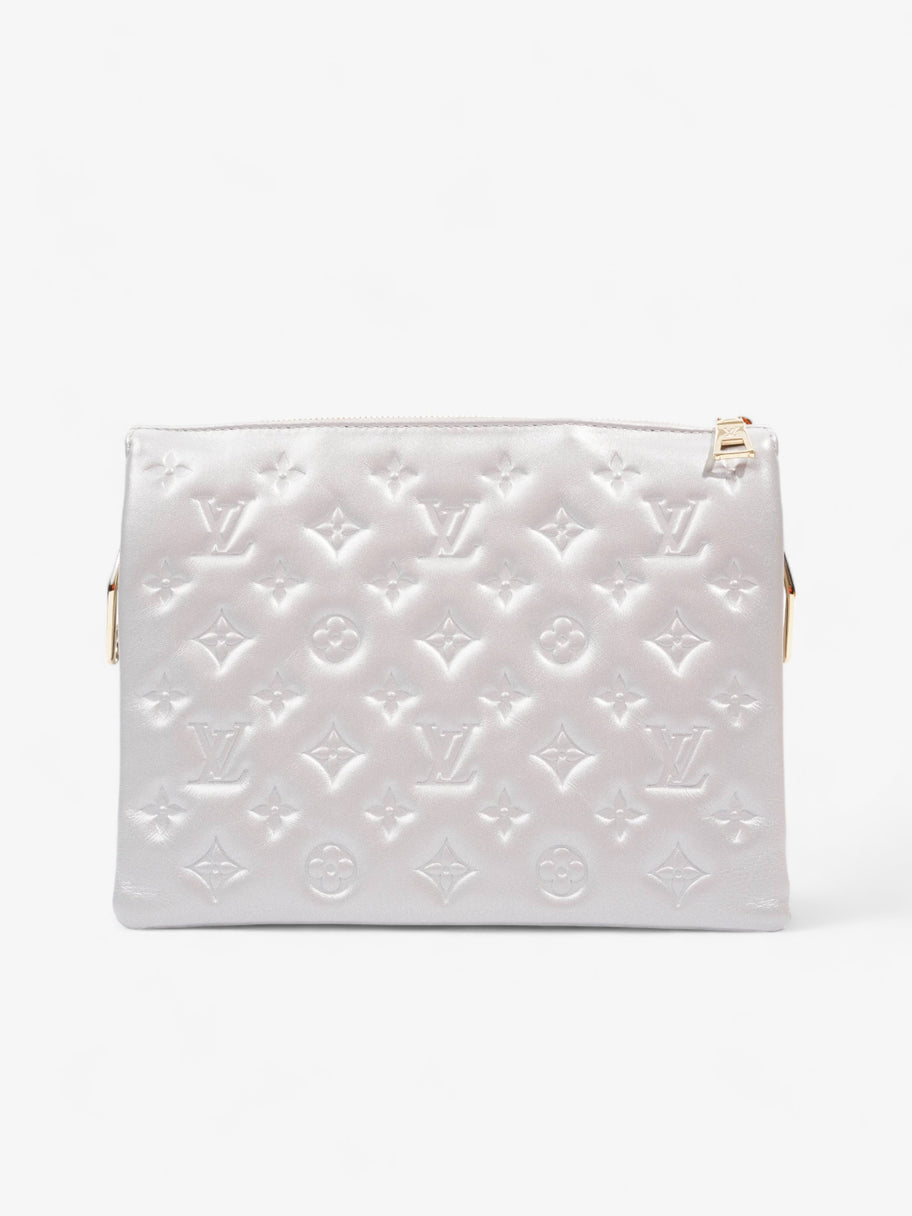 Coussin Silver Lambskin Leather PM Image 3