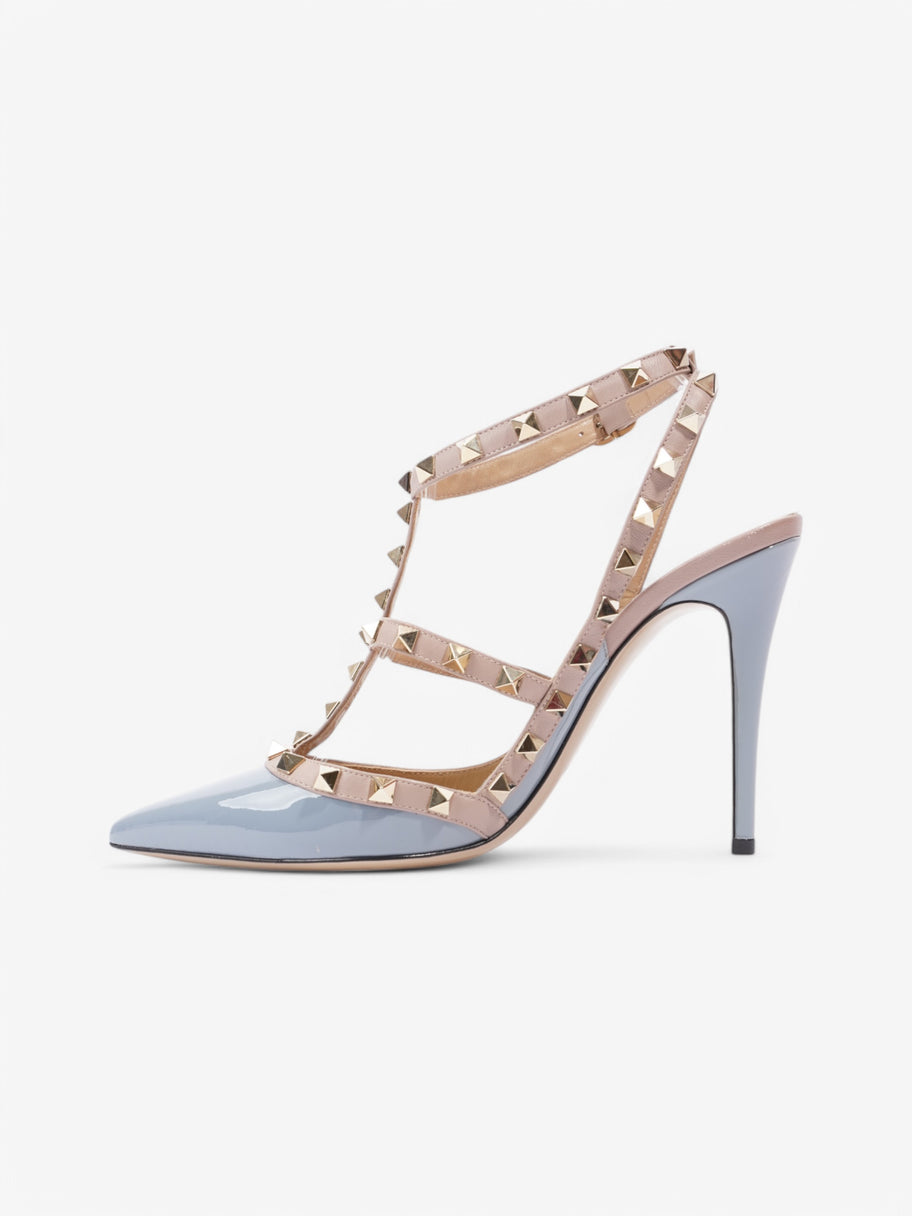 Valentino Rockstud Heels 100 Light blue / Nude Patent Leather EU 39.5 UK 6.5 Image 3