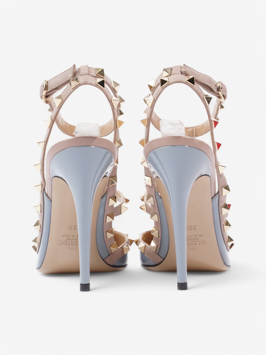 Valentino Rockstud Heels 100 Light blue / Nude Patent Leather EU 39.5 UK 6.5 Image 6