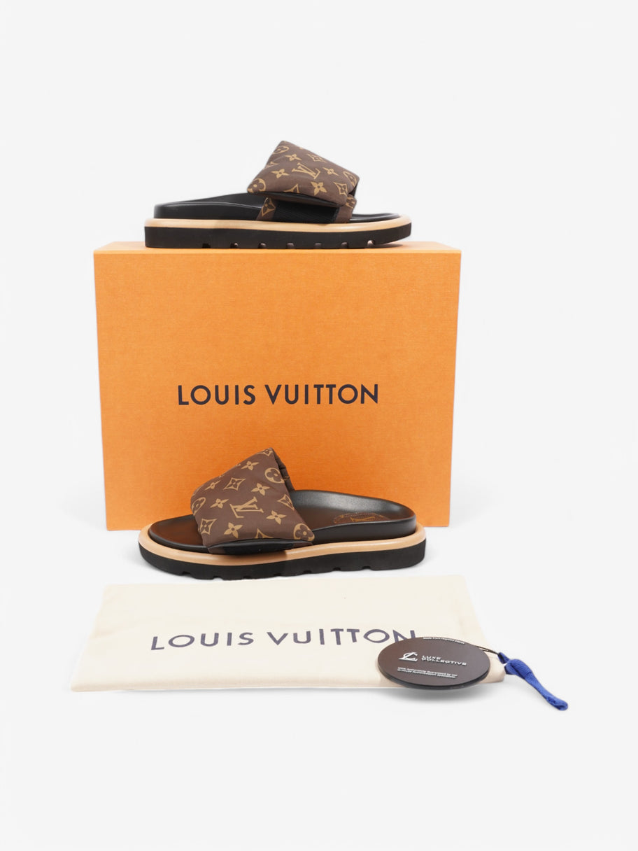 Louis Vuitton Pool Pillow Slides Brown / Beige  Nylon EU 38 UK 5 Image 10