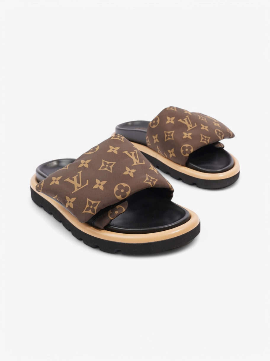 Louis Vuitton Pool Pillow Slides Brown / Beige  Nylon EU 38 UK 5 Image 2