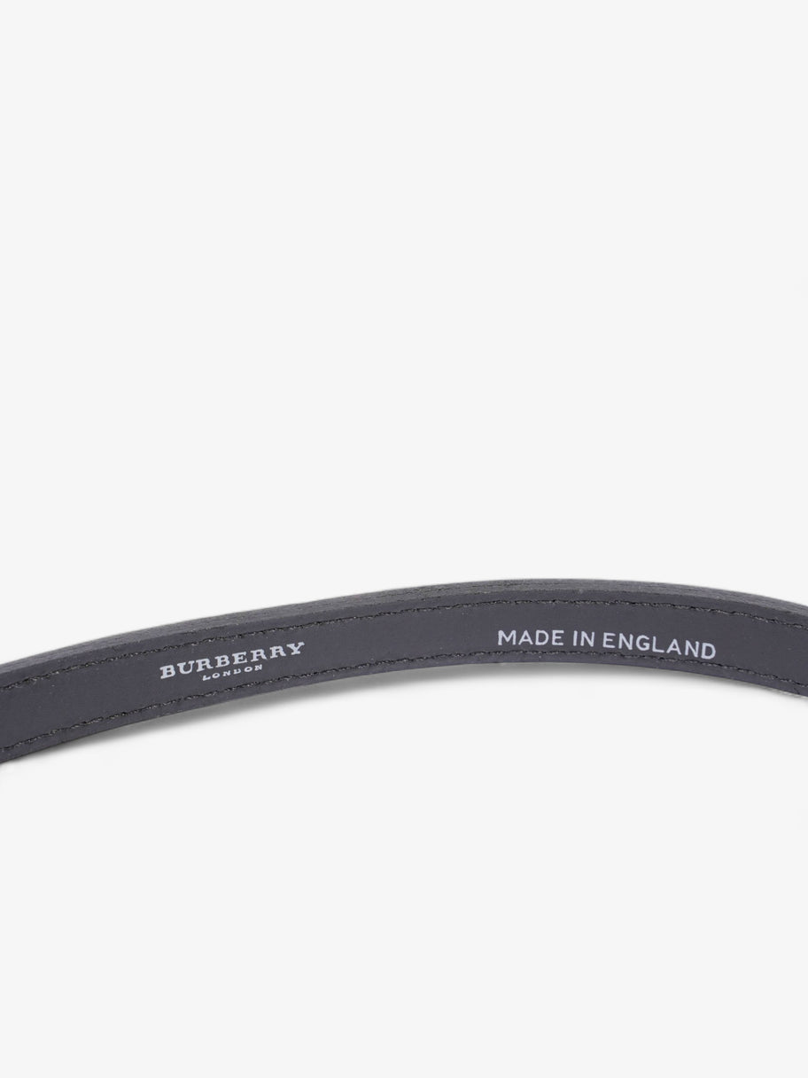 Burberry Thin Buckle Belt Black Patent Leather 70cm Image 4