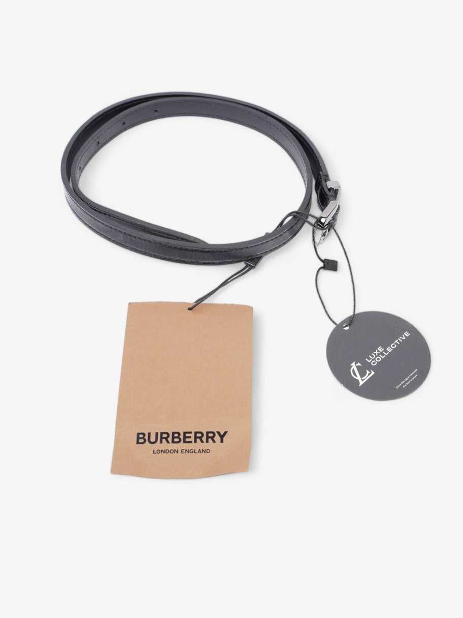 Burberry Thin Buckle Belt Black Patent Leather 70cm Image 6