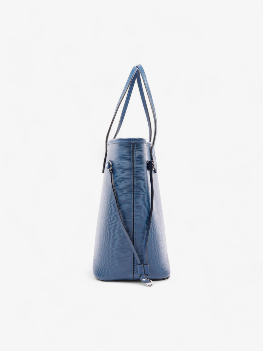 Louis Vuitton Neverfull MM Cobalt Blue Epi Leather Image 3