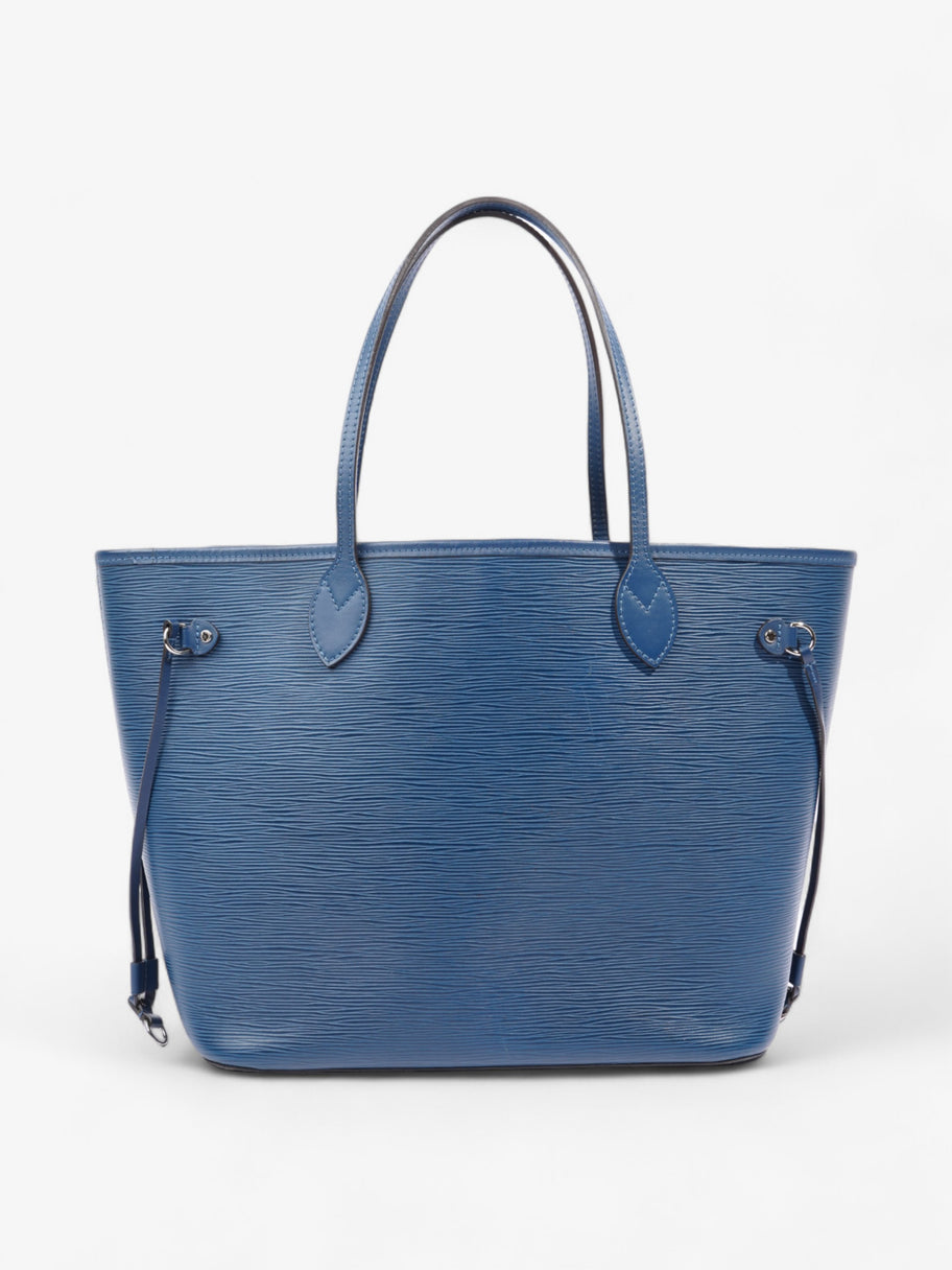 Louis Vuitton Neverfull MM Cobalt Blue Epi Leather Image 4