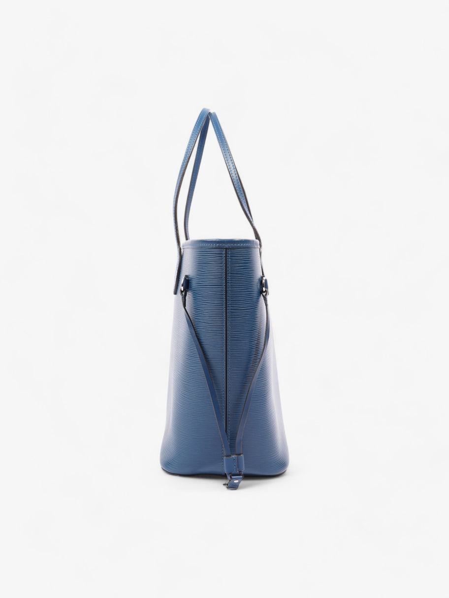 Louis Vuitton Neverfull MM Cobalt Blue Epi Leather Image 5