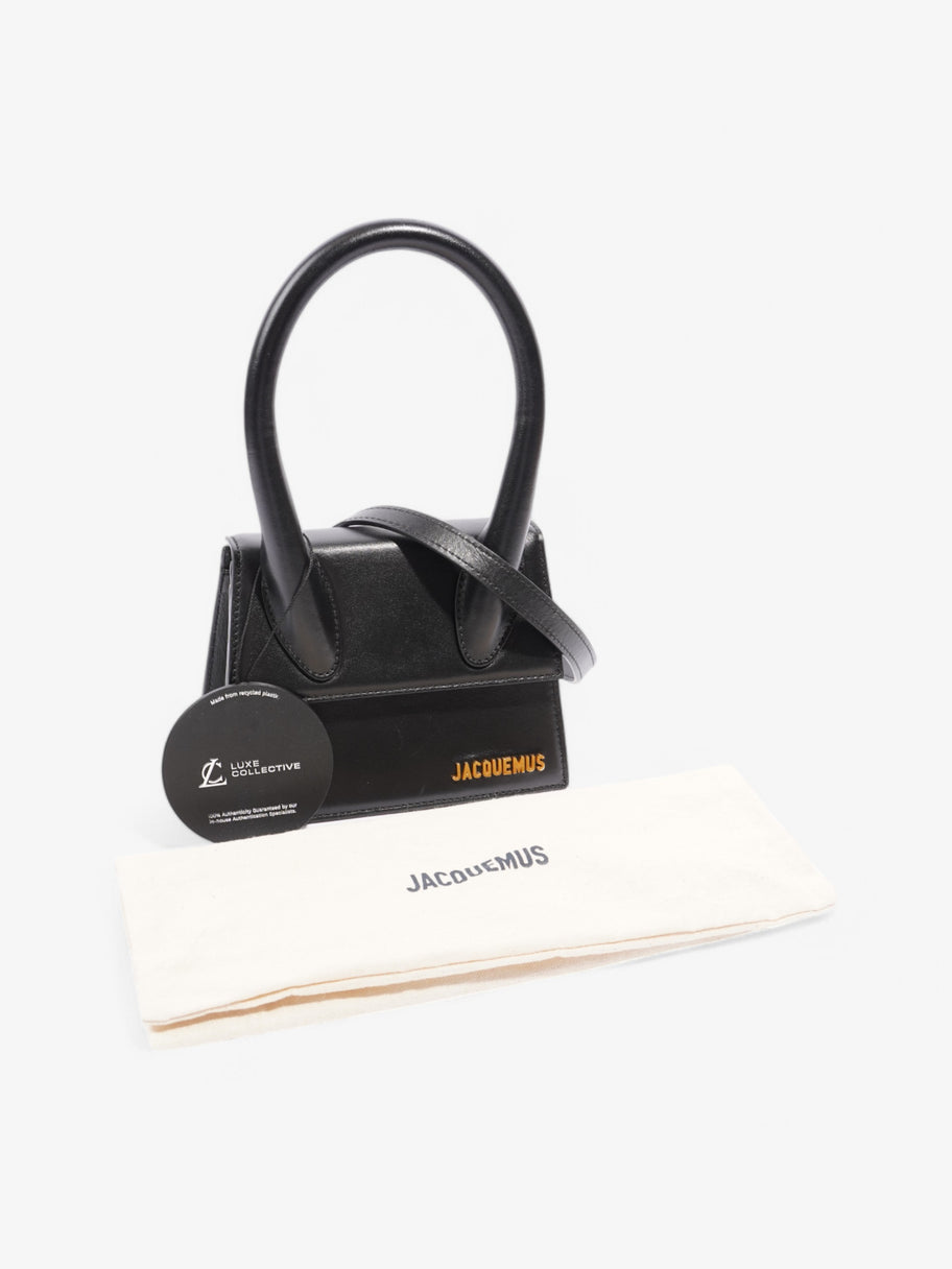 Jacquemus Le Chiquito Black Leather Moyen Image 10
