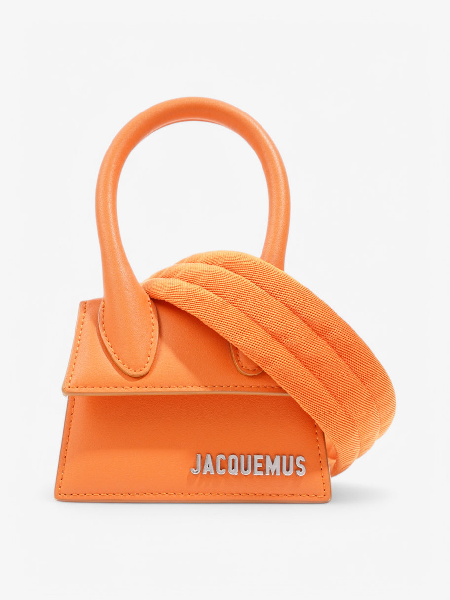 Jacquemus Le Chiquito Hommes Orange Leather Mini Image 1