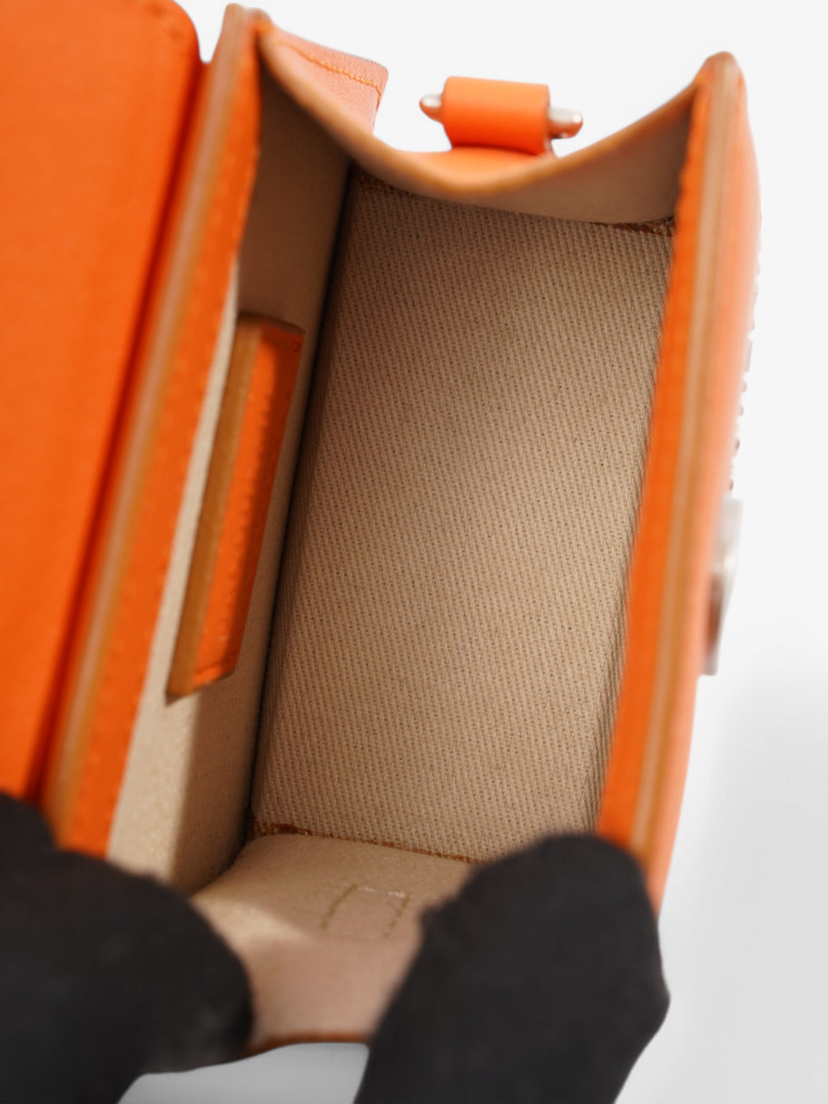 Jacquemus Le Chiquito Hommes Orange Leather Mini Image 8