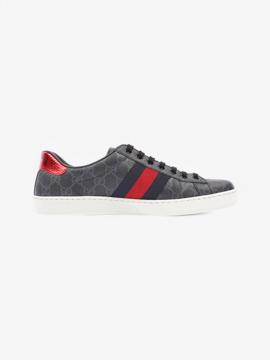 Gucci Ace Black Coated Canvas EU 42.5 UK 8.5 Image 4