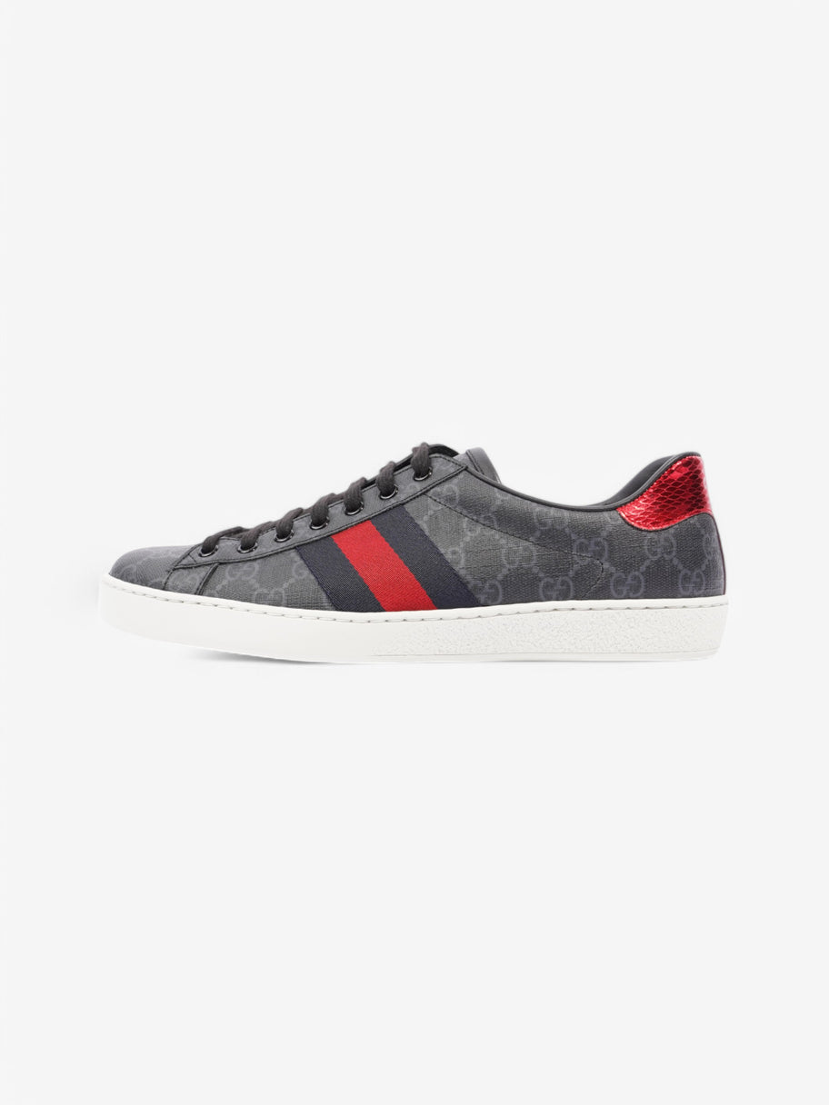 Gucci Ace Black Coated Canvas EU 42.5 UK 8.5 Image 5