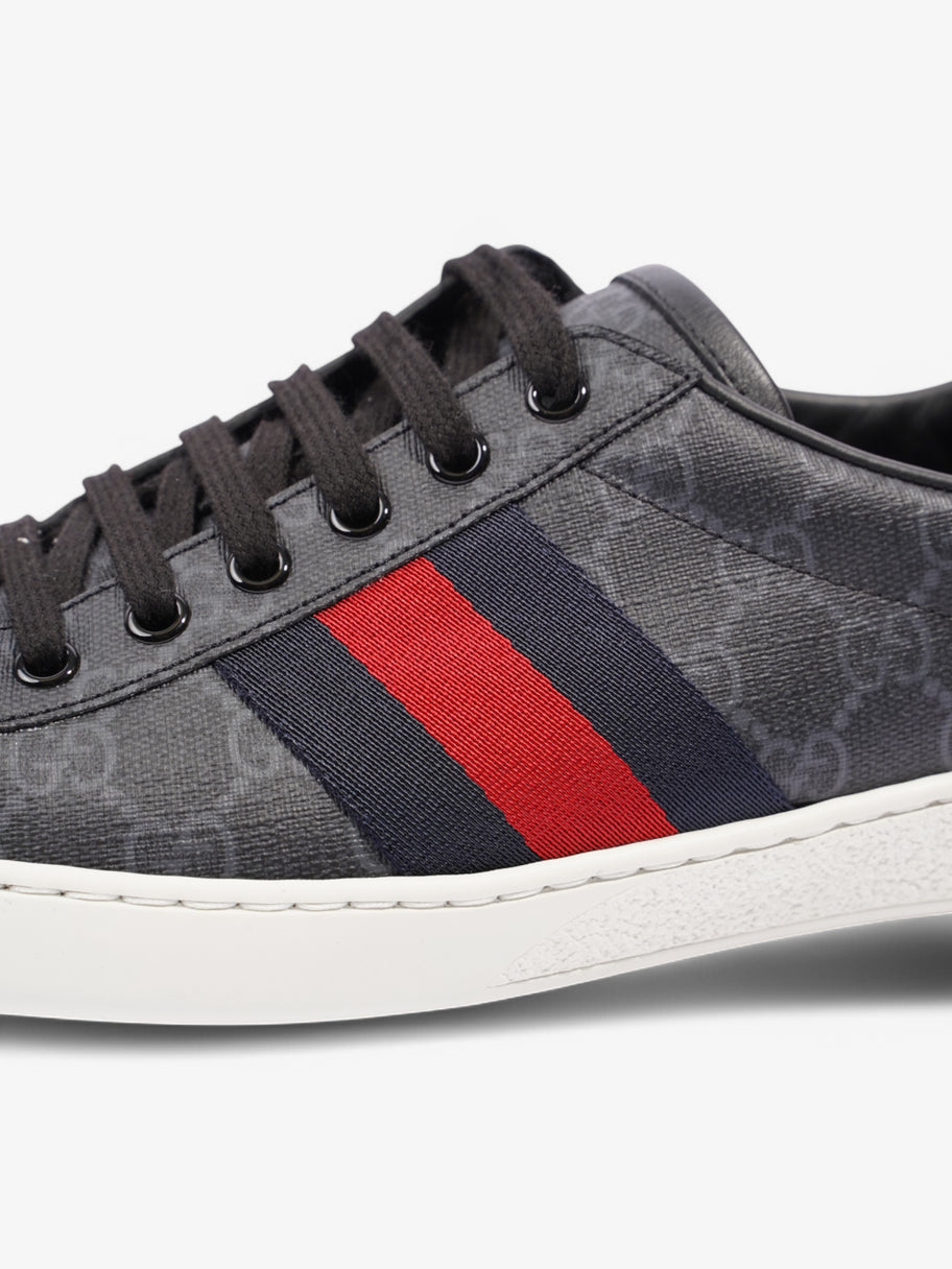 Gucci Ace Black Coated Canvas EU 42.5 UK 8.5 Image 9