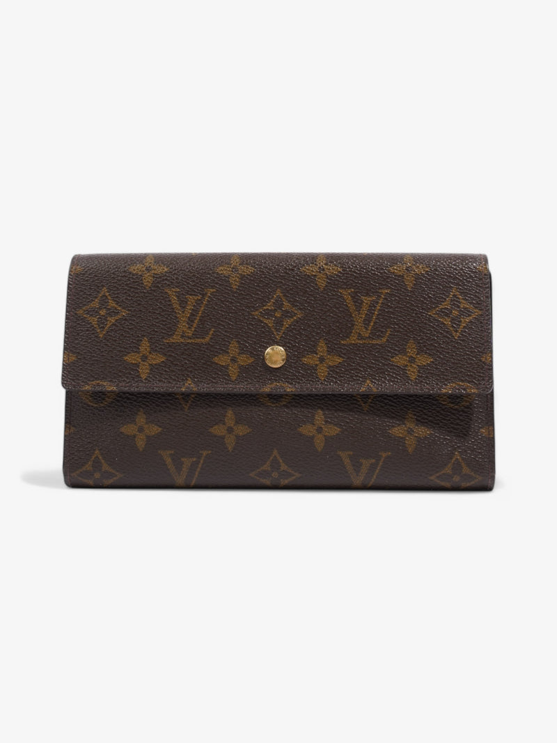  Louis Vuitton Sarah Wallet Monogram Coated Canvas