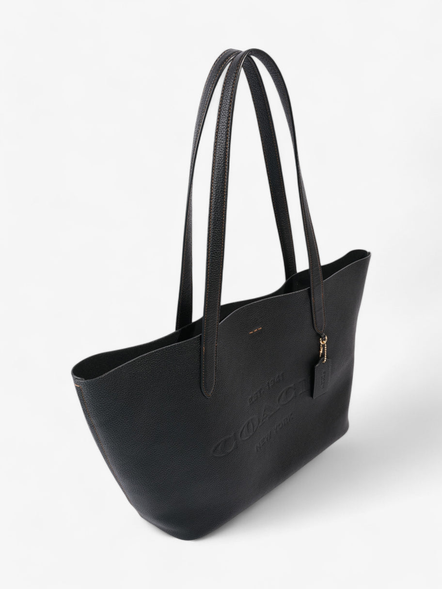 Coach Cameron Tote Black Grained Leather Image 7