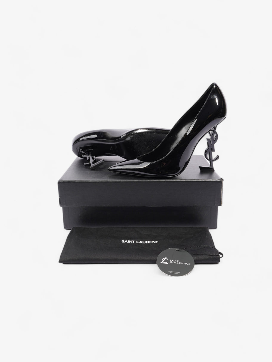 Saint Laurent Opyum Heels 110 Black Patent Leather EU 40 UK 7 Image 10