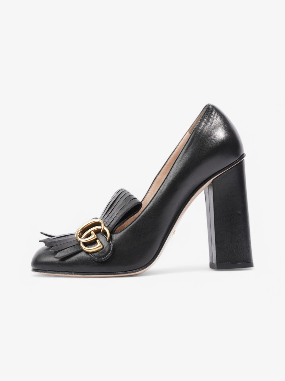 Gucci GG Marmont Heels 100 Black Leather EU 40 UK 7 Image 5