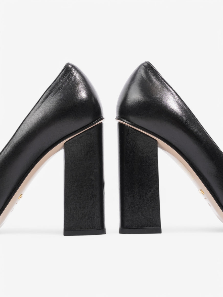 Gucci GG Marmont Heels 100 Black Leather EU 40 UK 7 Image 9
