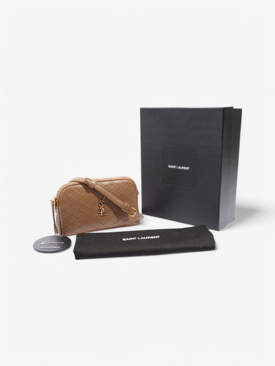 Saint Laurent YSL Minibag Gaby Brown Leather Image 9
