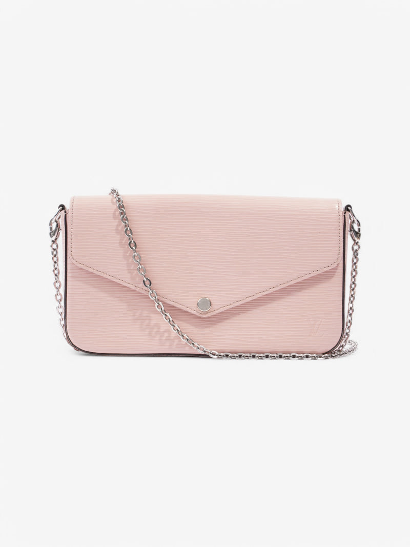  Louis Vuitton Pochette Felicie Light Pink Epi Leather