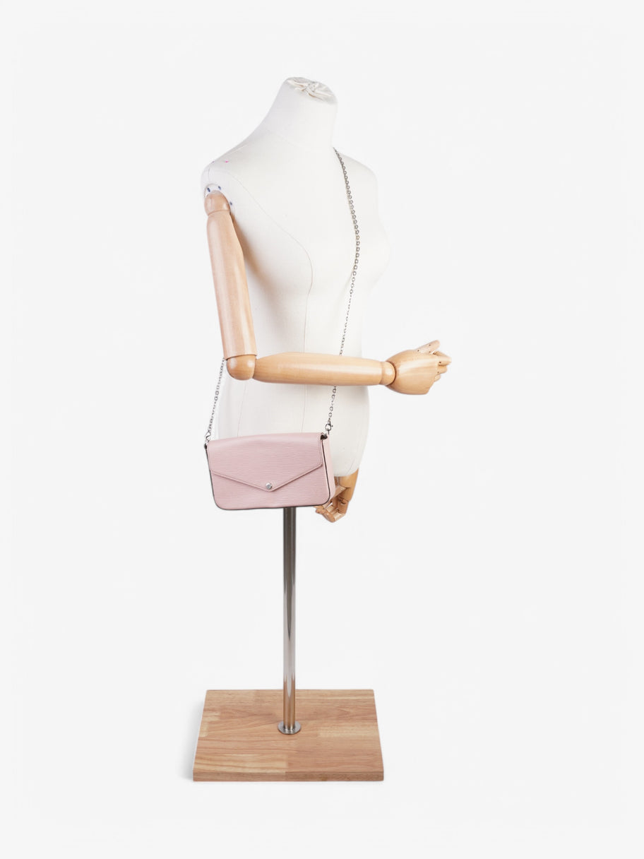 Louis Vuitton Pochette Felicie Light Pink Epi Leather Image 2