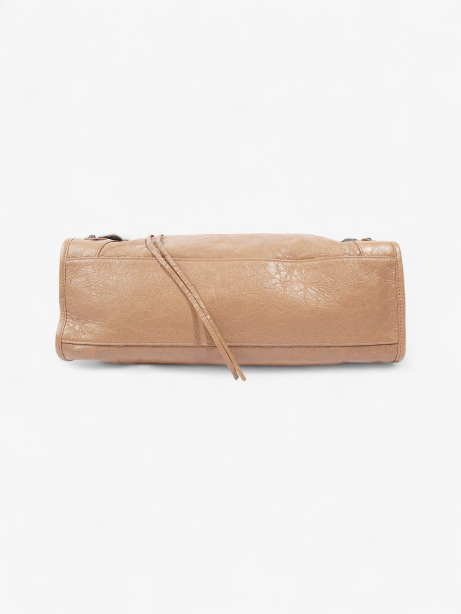 Balenciaga Le City Tote (2024) Latte Lambskin Leather Medium Image 6