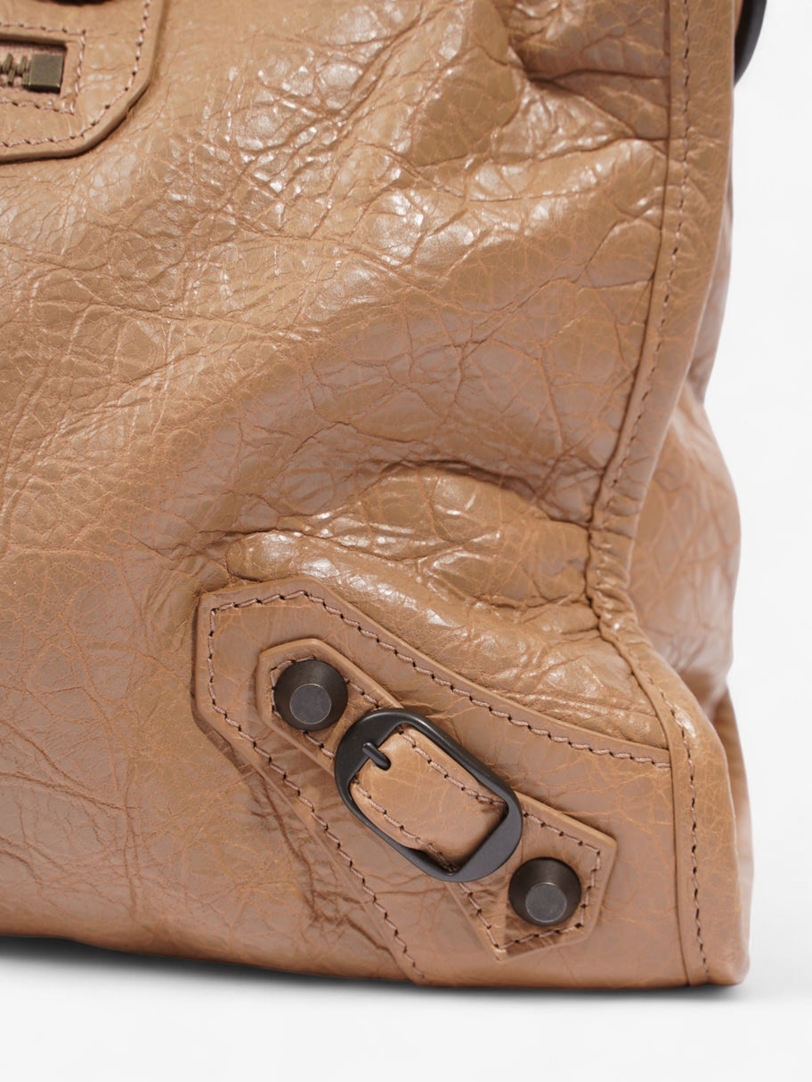Balenciaga Le City Tote (2024) Latte Lambskin Leather Medium Image 7