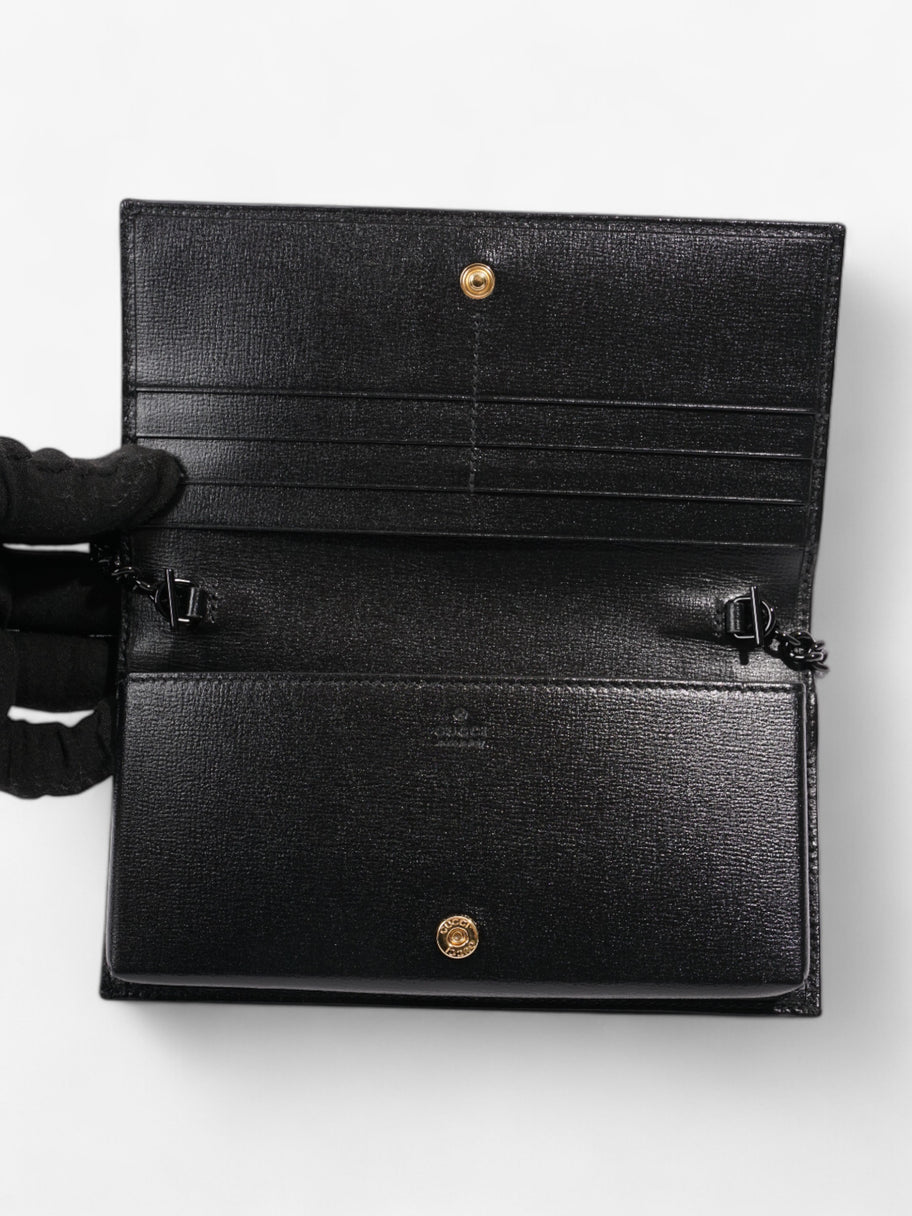Gucci Horsebit 1955 Wallet on Chain Black Calfskin Leather Image 8