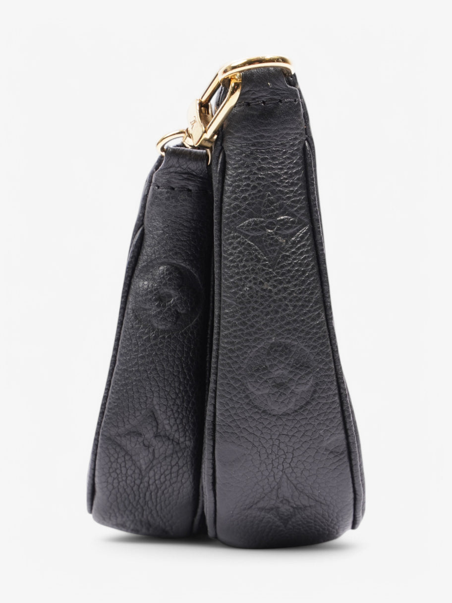 Louis Vuitton Multi Pochette Accessoires Black Embossed Leather Image 3