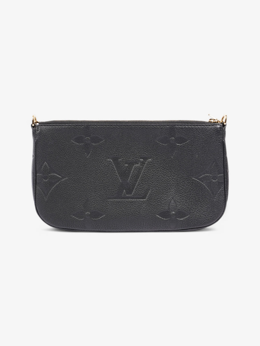 Louis Vuitton Multi Pochette Accessoires Black Embossed Leather Image 4