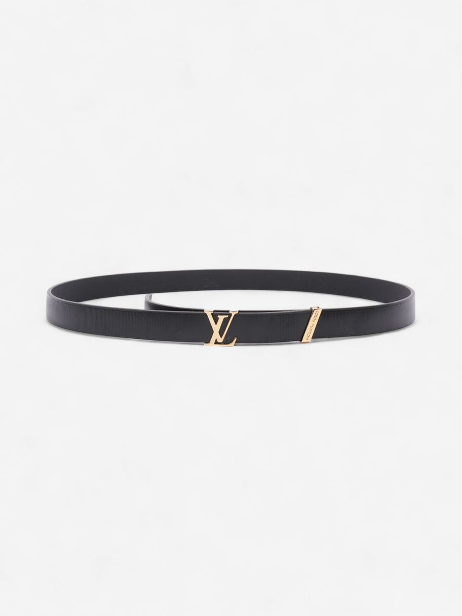 Louis Vuitton LV Initials Belt Black / Gold Leather 85cm / 34