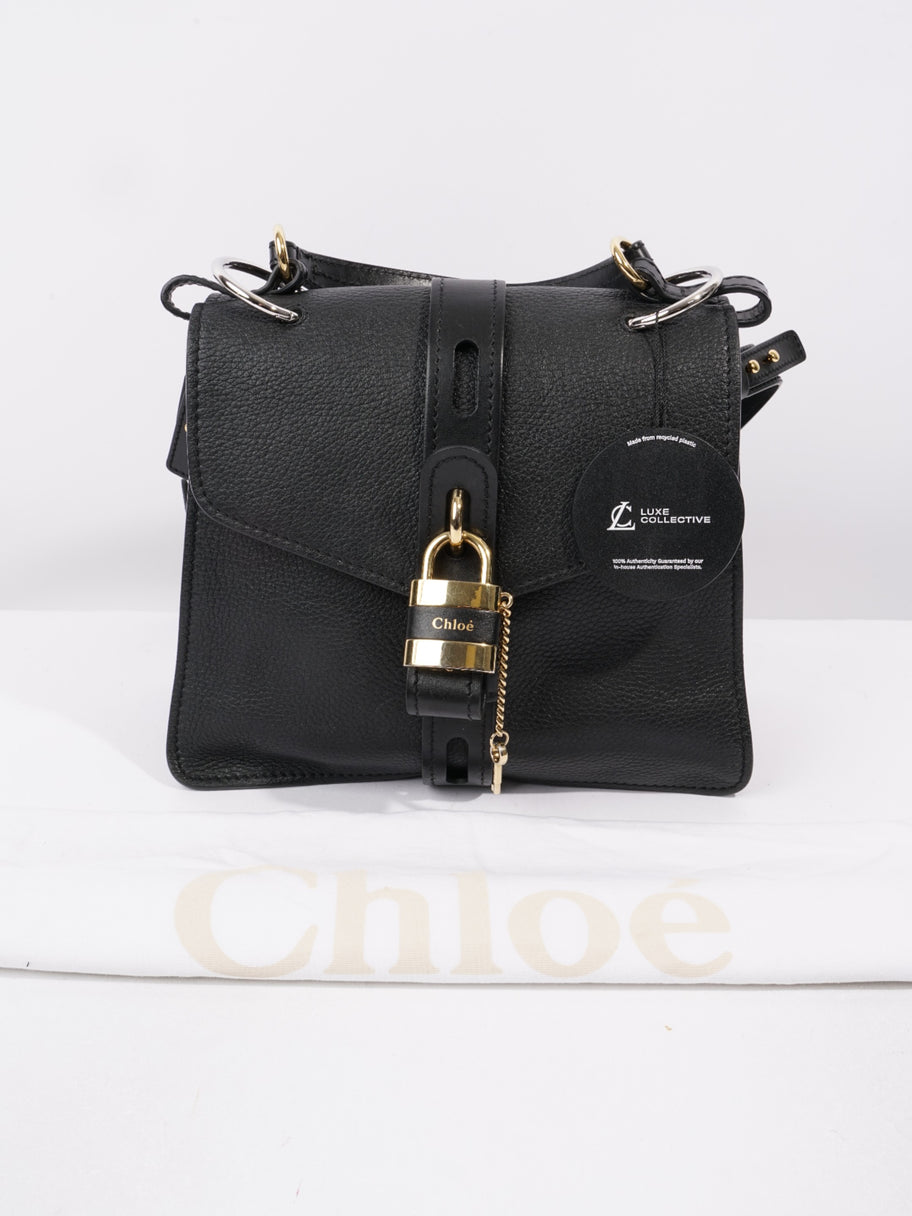 Chloe Aby Day Black Calfskin Leather Large Image 12